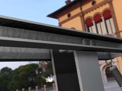 Electricity Poles Insulators 2 - Object 109 Low-poly 3D model