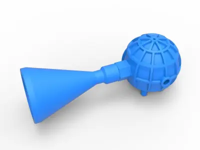 Turbonique thrust engine Version 2 Scale 1 to 25 3D print model