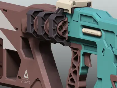 Mastablasta Gun 3D model