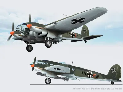 Heinkel He-111 3D model