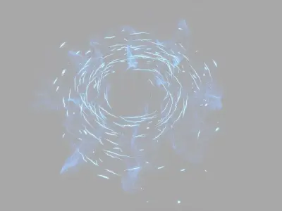 EMP FX 10 Niagara VFX Free 3D model