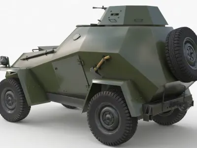 BA 64 Vray  3D model