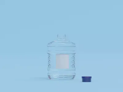  20L Water Bottle 3D model 3D model