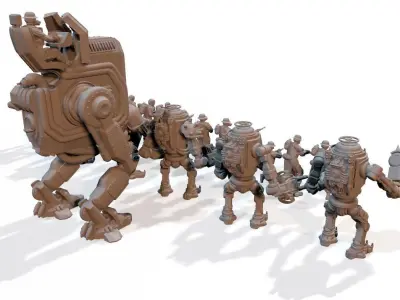 EISENMANN MECH INFANTRY COLLECTION 2 - BY CIZJUT 3D print model