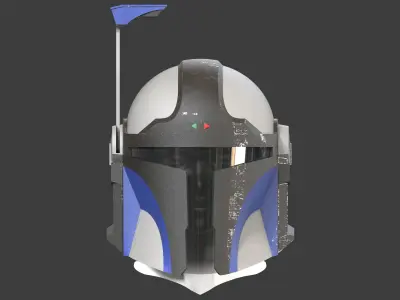 Mandalorian Helmet 3D print model buy