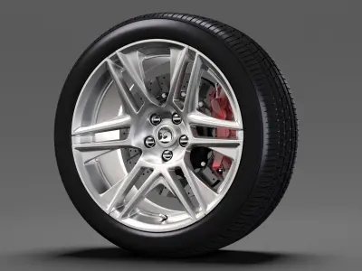 HSV GTS Maloo GEN F2 2017 wheel 3D model