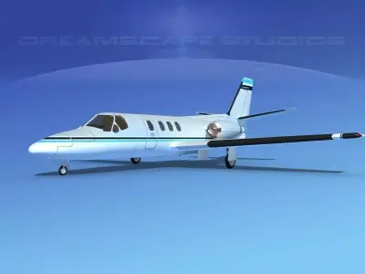 Cessna 500 Citation I V15 3D model