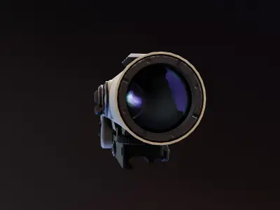 Aselsan A940 Sight Low-poly 3D model