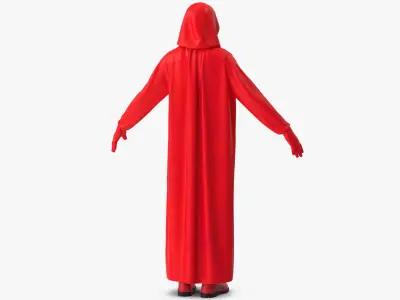 Hooded Costume 16 3D model