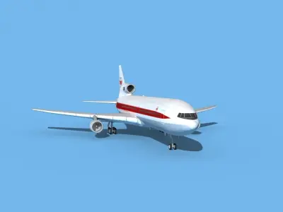 Lockheed L1011 Trans World 1 3D model