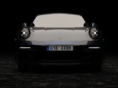 Porsche 911 Carrera GTS Free 3D model