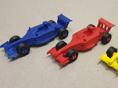 F1 racing micro car Free 3D model
