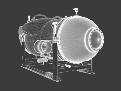 Oceangate Titan 3D model