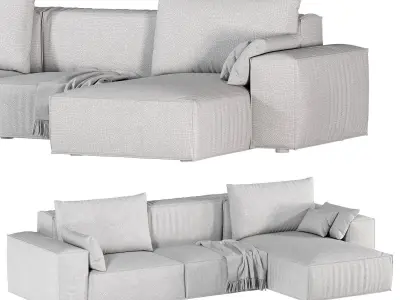 Casa chaise lounge Sofa Free 3D model