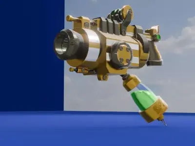 Arma Quimica Low-poly 3D model