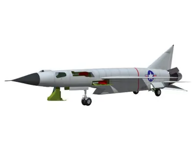 Republic XF-103 3D model