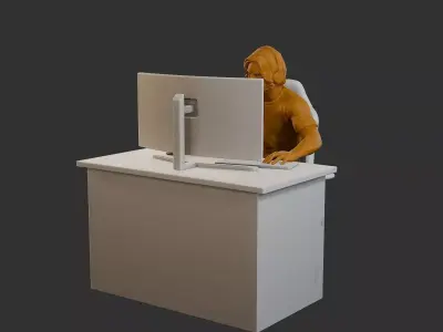 Video Game Player VGP1 004 3D print model