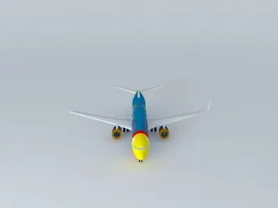 Royal Airways Boeing 737 800 at Tenerife Sur Airport Free 3D model