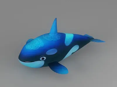 Cartoon Fish 3 Low-poly 3D model