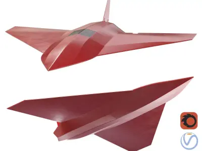 Hadid-110 kamikaze Dalahu drone 3D model