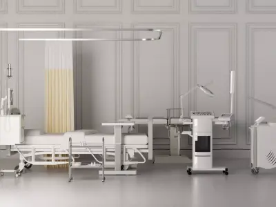 medical care blender  Low-poly 3D model