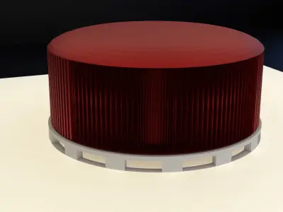 Bottle cap 3d model Low-poly 3D model