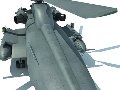 Set of 5 Military Aircrafts 3D model