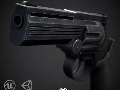 MPREX gun Free low-poly 3D model