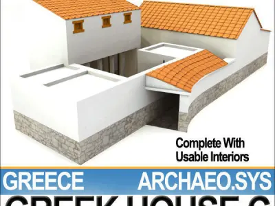 Ancient Greek Buildings 3D Model Collection