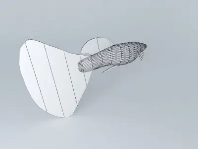 Very colorful fish Free 3D model