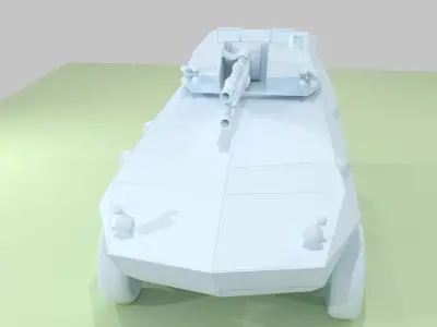LAV-25 Light Armored Vehicle Free low-poly 3D model