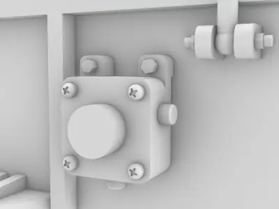 Hatch 2 Low-poly 3D model