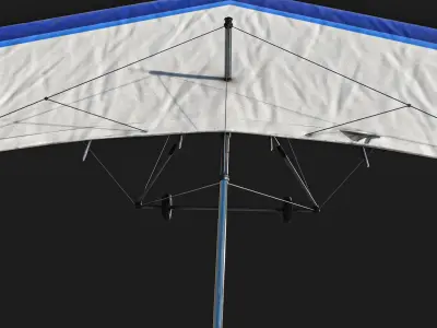 Hang Glider Low-poly 3D model