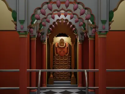 SankatMochan Hanuman Temple 3D model
