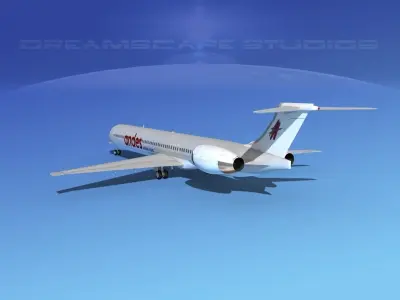 McDonnell Douglas MD-90 Andes 3D model