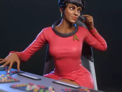 Lt Uhura from Star Trek 3D print model