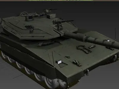 israel merkava 4 3D model