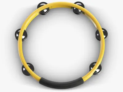 Tambourine 1 3D model