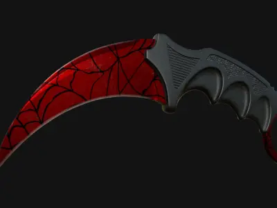 Karambit Knifes Set 3D model