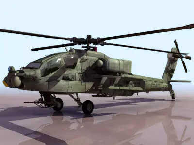 APACHE helicopter - helicopter 3D model