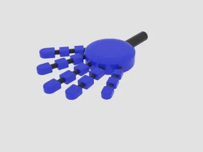  Round Robot Arm 3D model
