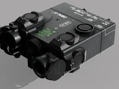 DBAL-A2 Aiming Laser Low-poly 3D model