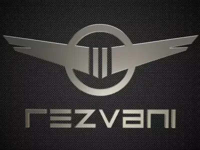 rezvani logo 3D model