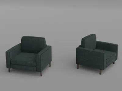 Furniture Pack Free low-poly 3D model