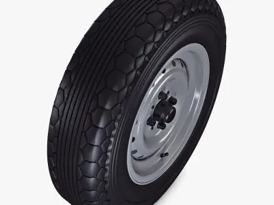 Car Wheel M 1 3D model