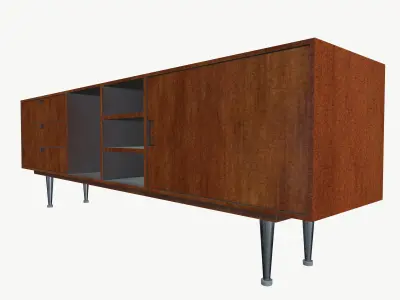 Low TV Sidebord 3D model