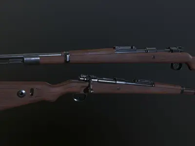 Ultimate ww2 weapons pack Low-poly 3D model