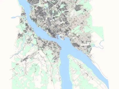 Quebec City Canada 3D model