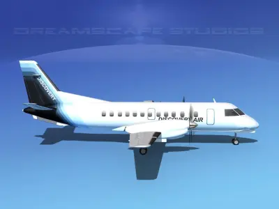 SAAB SF340 Discovery Air 3D model