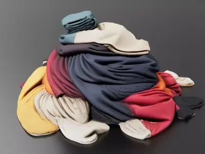Dirthy Cloths 01 3D print model